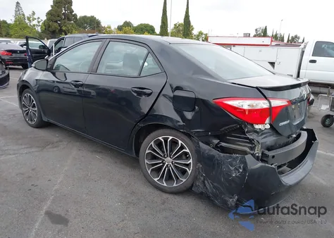 2016 Toyota Corolla S Plus z USA, uszkodzony, nr VIN 5YFBURHE4GP396676